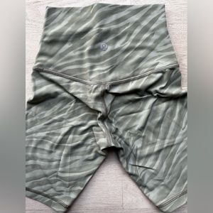 Lululemon Sage Green Biker Short, size 0